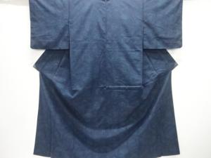 亀甲模様織り出し手織り紬着物